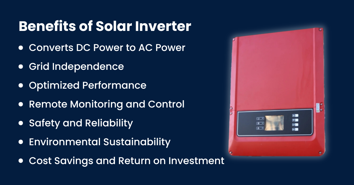 Benifits of solar Inverter