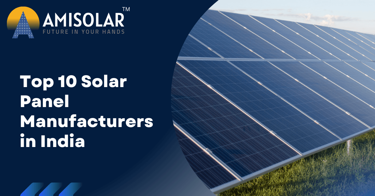 Top 10 Solar Panel Manufacturers in India