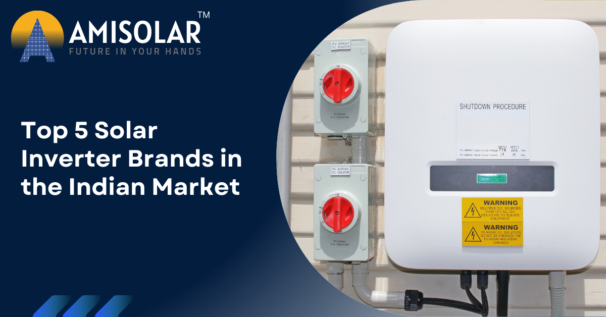 Top 5 Solar Inverter Brands in the Indian Market